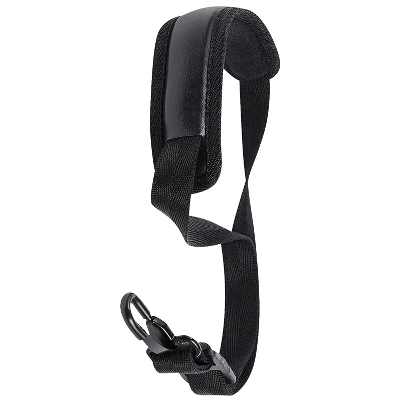 Couro acolchoado saxofone ajustável pescoço cinta com gancho de pressão para alto tenor soprano baritone sax música acessórios g99d
