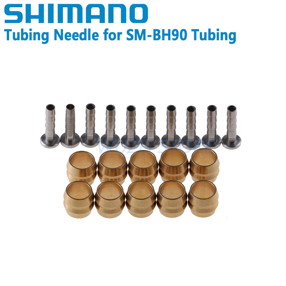Shimano sm -bh59 bh90 pyörän jarruletku hydraulinen levyjarru oliivi liitäntä sisäosat holkki ja neula jarruletkusarja: 10 paria sm -bh90