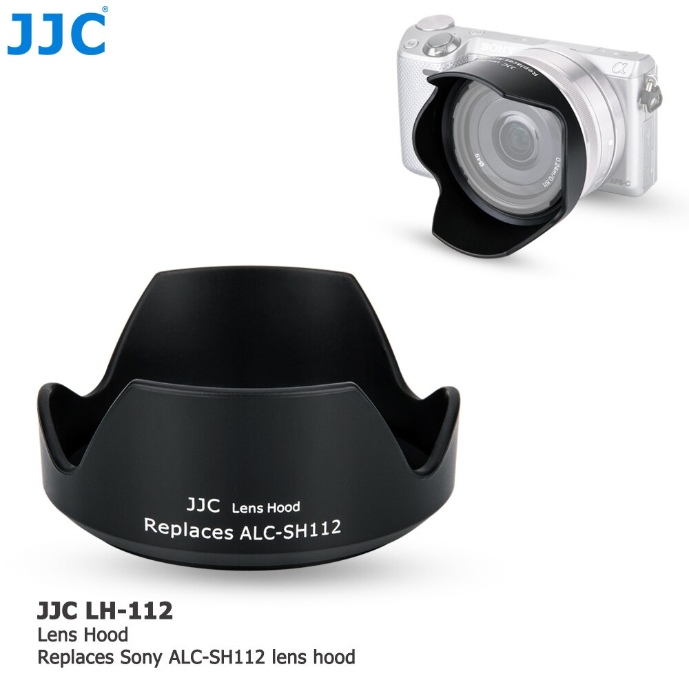 Pare-soleil à baïonnette jjc 49mm pour sony  e 18-55mm f/ /3.5-5.6 oss /e 16mm f/ /2.8 / e 35mm f/ /1.8 oss  /fe 28mm f //2 remplace alc -sh112