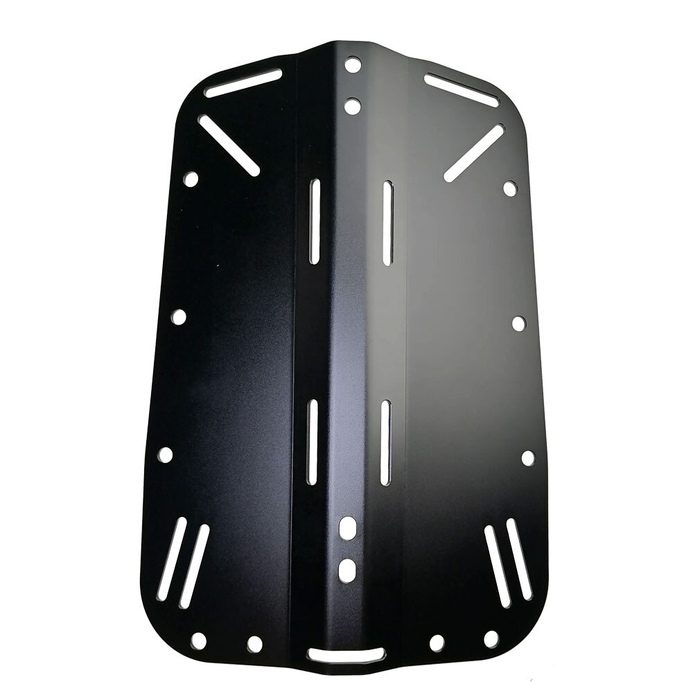 Aluminum Alloy Technic Diving Backplate Wing BCD Ultralight Backplate for Scuba Diving Harness System Hardware Backmount: Black