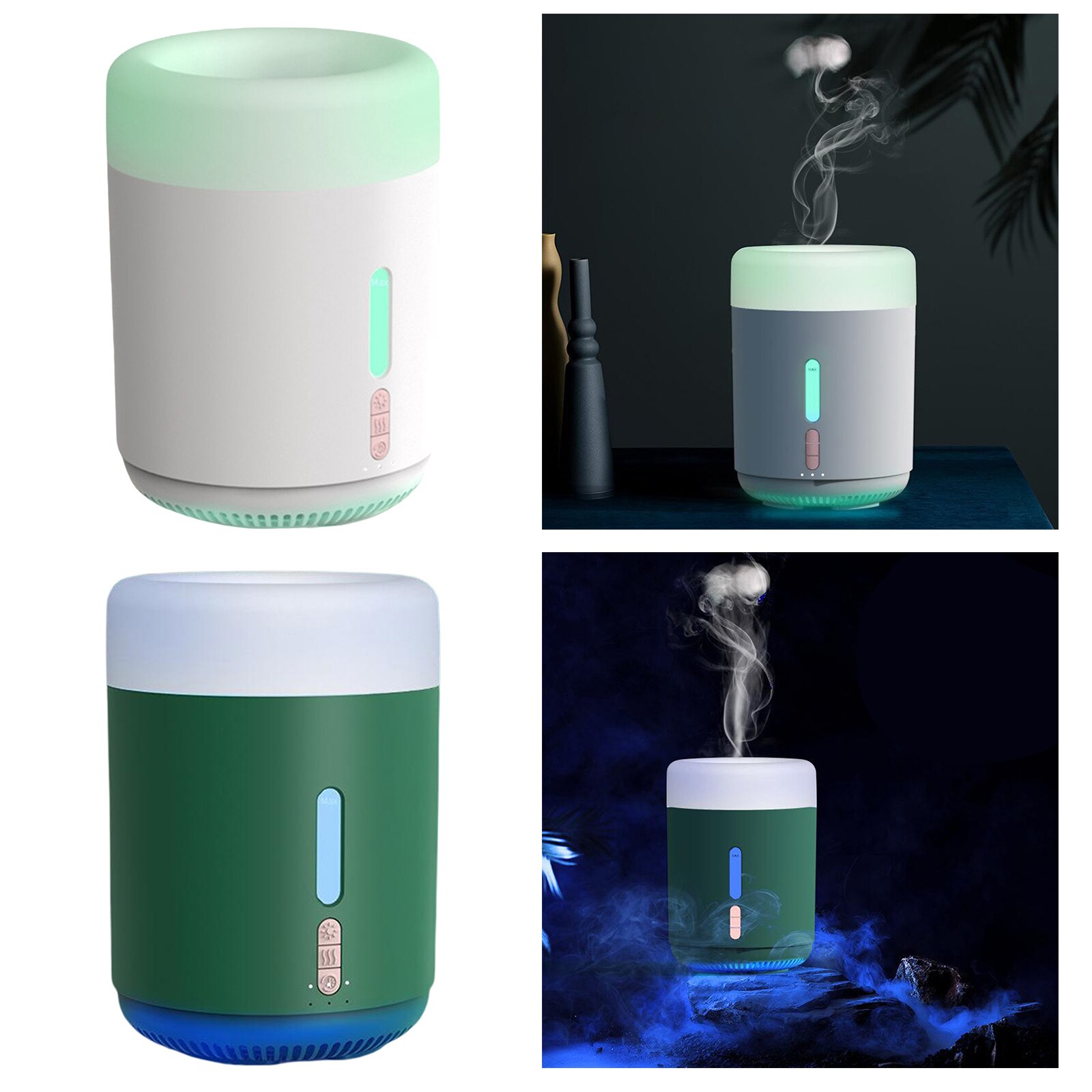 Ultrasonic Oil Essential Aroma Diffuser USB Humidifier with Lamp Anti-