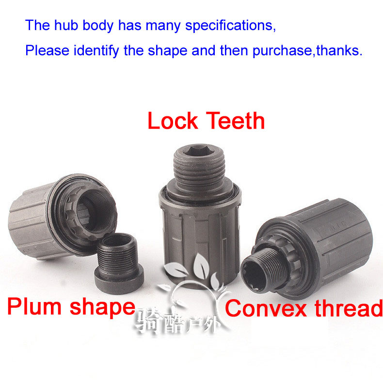 montagna bicicletta Ruota Libera Del Corpo per Branello Della Sfera E Cuscinetti Mozzi di Montaggio in Acciaio Sedile cassetta Corpo Del Mozzo Del Manicotto per 7- 8-9-10-11 Velocità