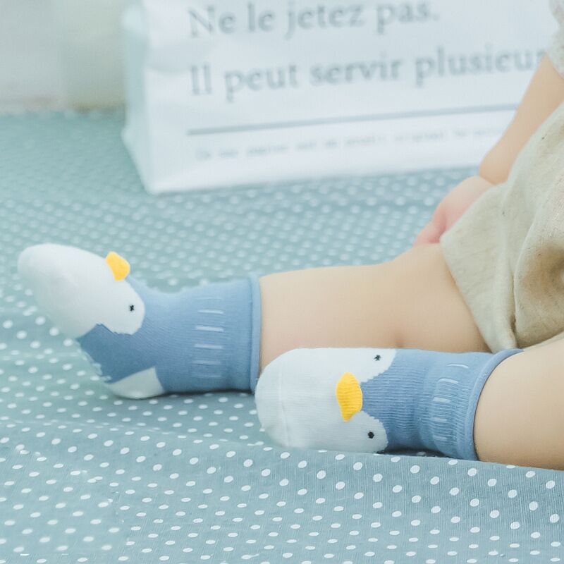 1 Paar Baby Sokken Mooie Kinderen Sokken Leuke Cartoon Dieren Anti-Slip Gebreide Warme Sokken Baby Peuter Baby Jongens meisjes Sokken