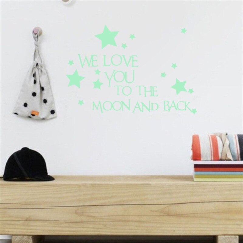 Glow In The Dark Star Wall Decor Luminous Stickers For Bedroom Kids Room Home Decoration