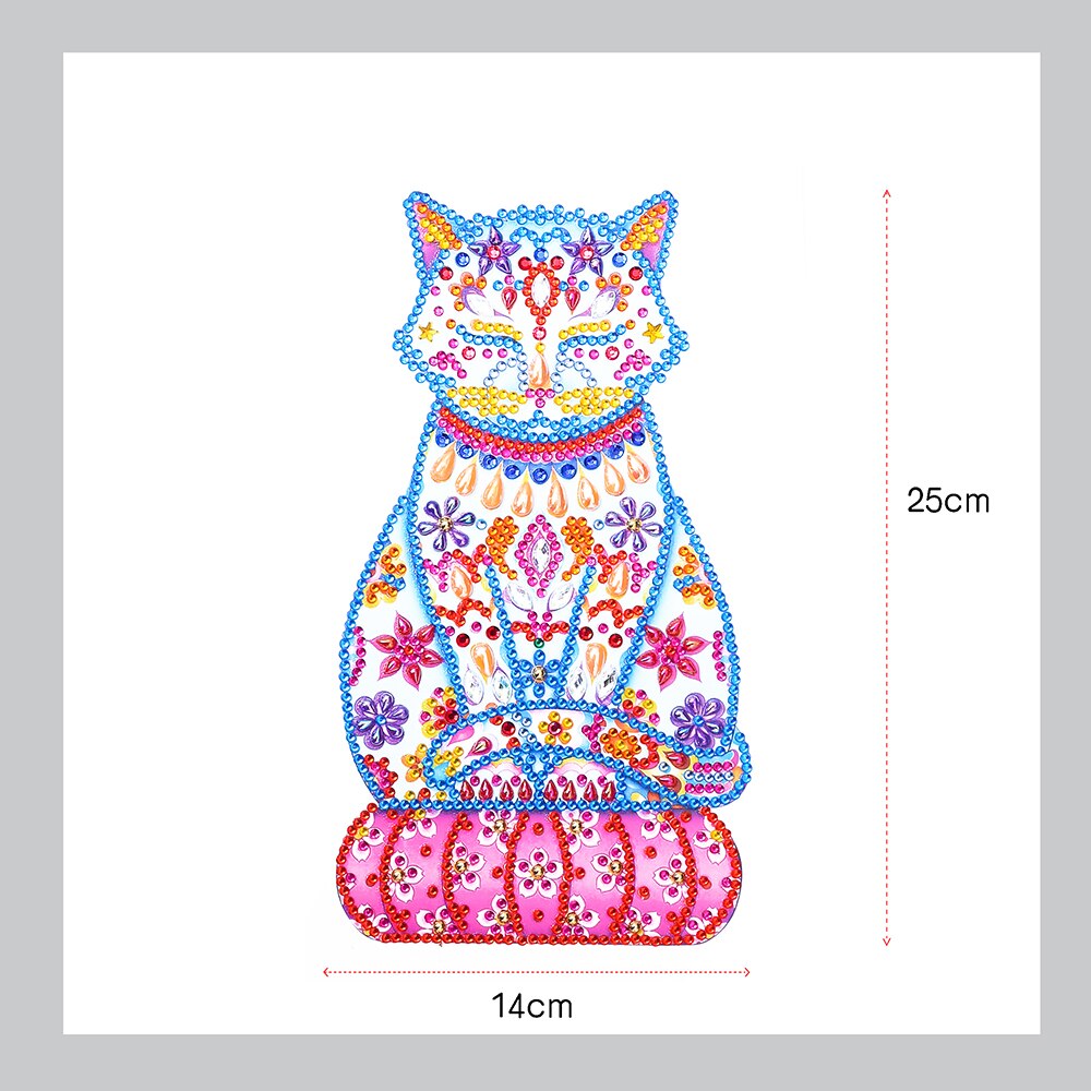 Uil Diamond Art Dier, Vierkante Diamant Schilderij Kit Volledige Boor, Crystal Art Kits voor Volwassenen, 5D Edelsteen Art Borduurwerk Kruissteek Verf Op Nummers Diamant Art Schilderen voor Thuis Muur