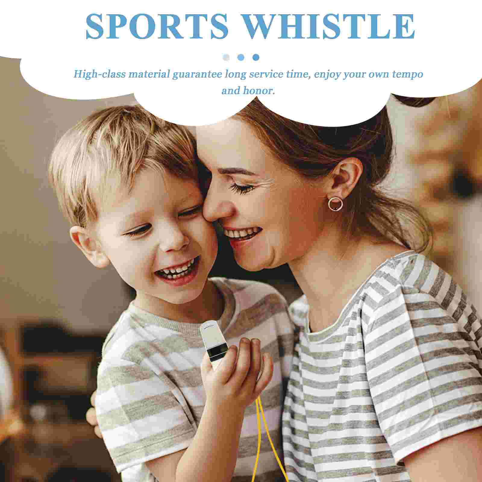 4 stück metallpfeife, schiedsrichterpfeife, pfeifenanhänger für spiele