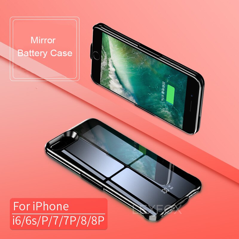 5000mAh Phone Battery Charger Case For iPhone 6 6s 7 8 8000mAh Mobile Phone Charger Case For iPhone 6Plus 6s PLUS 7Plus 8 Plus