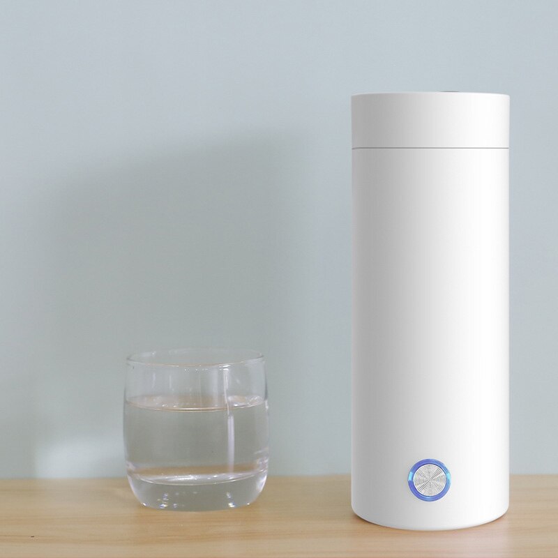 Hervidor de agua eléctrico portátil para cocina, tetera térmica de 400ml, para té y café, hervidor inteligente para mantener el calor