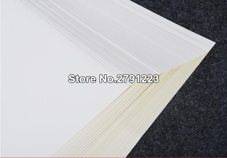 A4 210mm x 297mm mat hvid selvklæbende let skrælbar udskrivbar klisterpapir til inkjet printer 20 to 50 ark