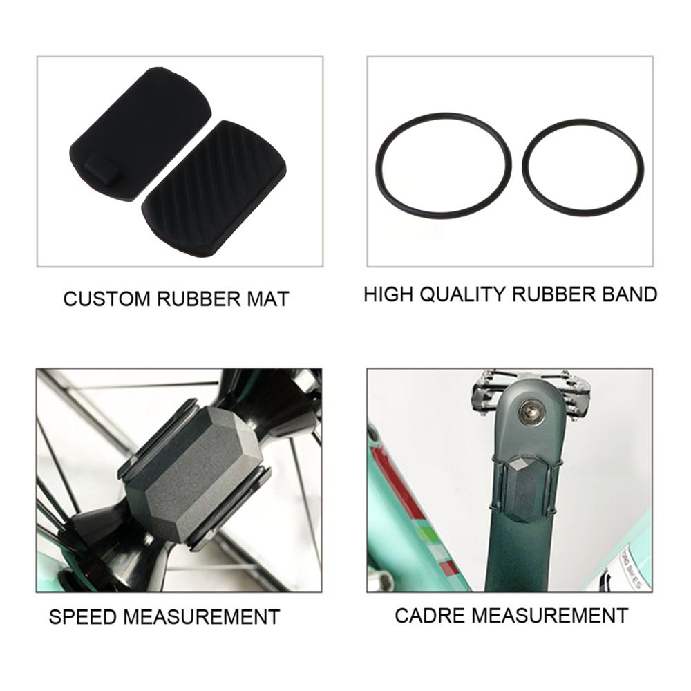 1PC Bike Speed Cadence Sensor ANT and Bluetooth Waterproof for Road Cycling Training