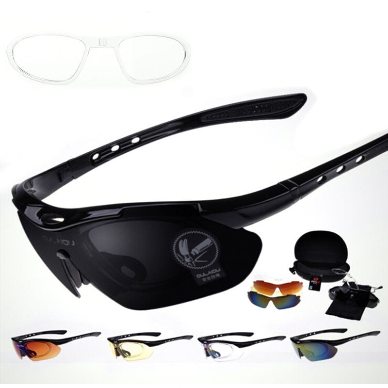 Fiets sport wielrennen autorijden zonnebril  uv400 5 lens vervanging bril bril anti-reflectie