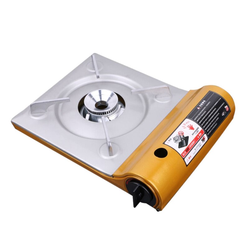 Ultra-fino acampamento ao ar livre fogão a gás portátil fogão de ferro compacto fogão a álcool suprimentos de cozinha ao ar livre