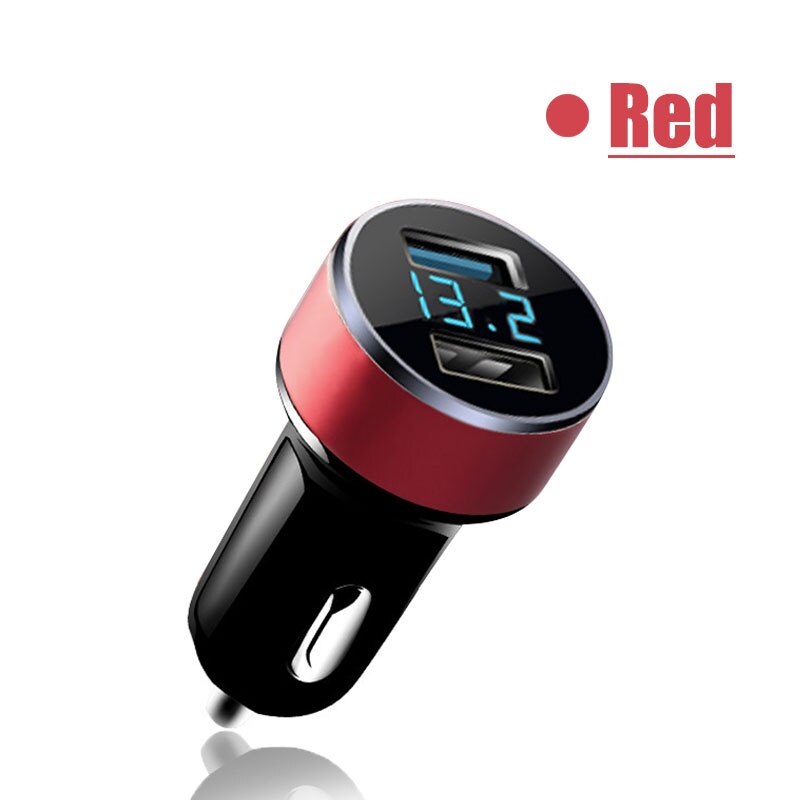 USB Car Charger For Mobile Phone On Iphone 12 Pro Max 11 5S Phone Adapter Fast Charging For Xiaomi Mi 11 9 Samsung Huawei In Car: 2pcs / Red