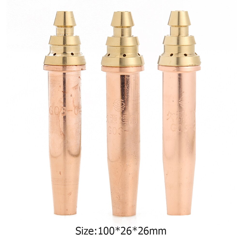 Propane Gas Cutting Nozzle G03 Isobaric Strong Toughness Metal Portable Supplies for Cutting Torch Flame Cutting Machine