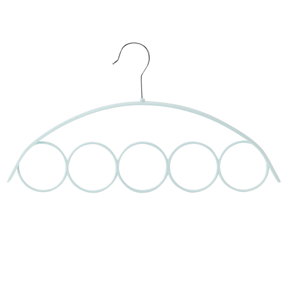 Cintre Simple écharpe nordique | Cintre écharpe châle écharpe, ceinture cravate 5 support organisateur crochet présentoir cintre vêtements #4JY17: Bleu ciel