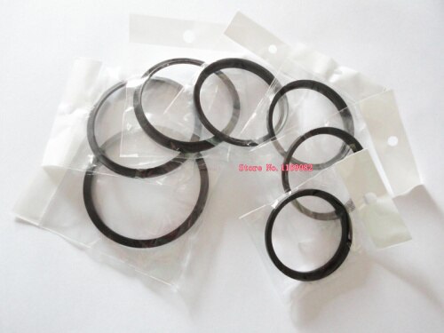 8 peças 49mm-82mm como filtro do capô da lente conjunto de anéis de reforço set
