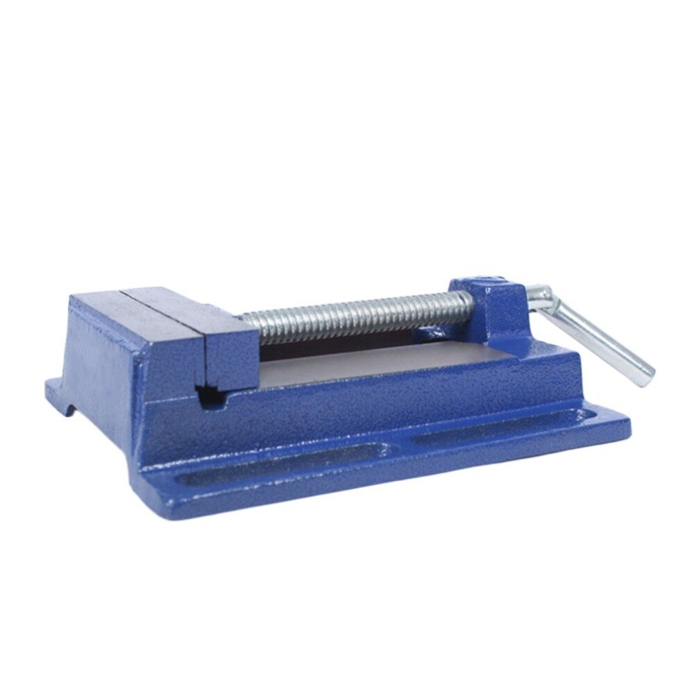 1pc 2.5inch Aluminum Bench Vise Table Flat High Precision Clamp-on Table Flat Bench Vise Milling Machine Bench Drill Vise