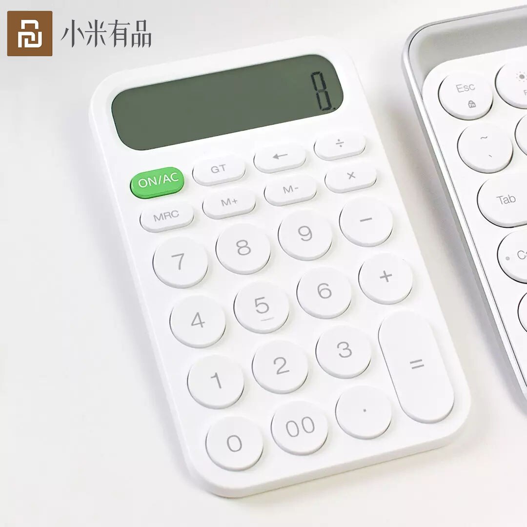 MIIIW Calculator 12-digit LED Display Portable Student Office Commercial Tool Electronic Calculator For XiaoMi Youpin Calculator