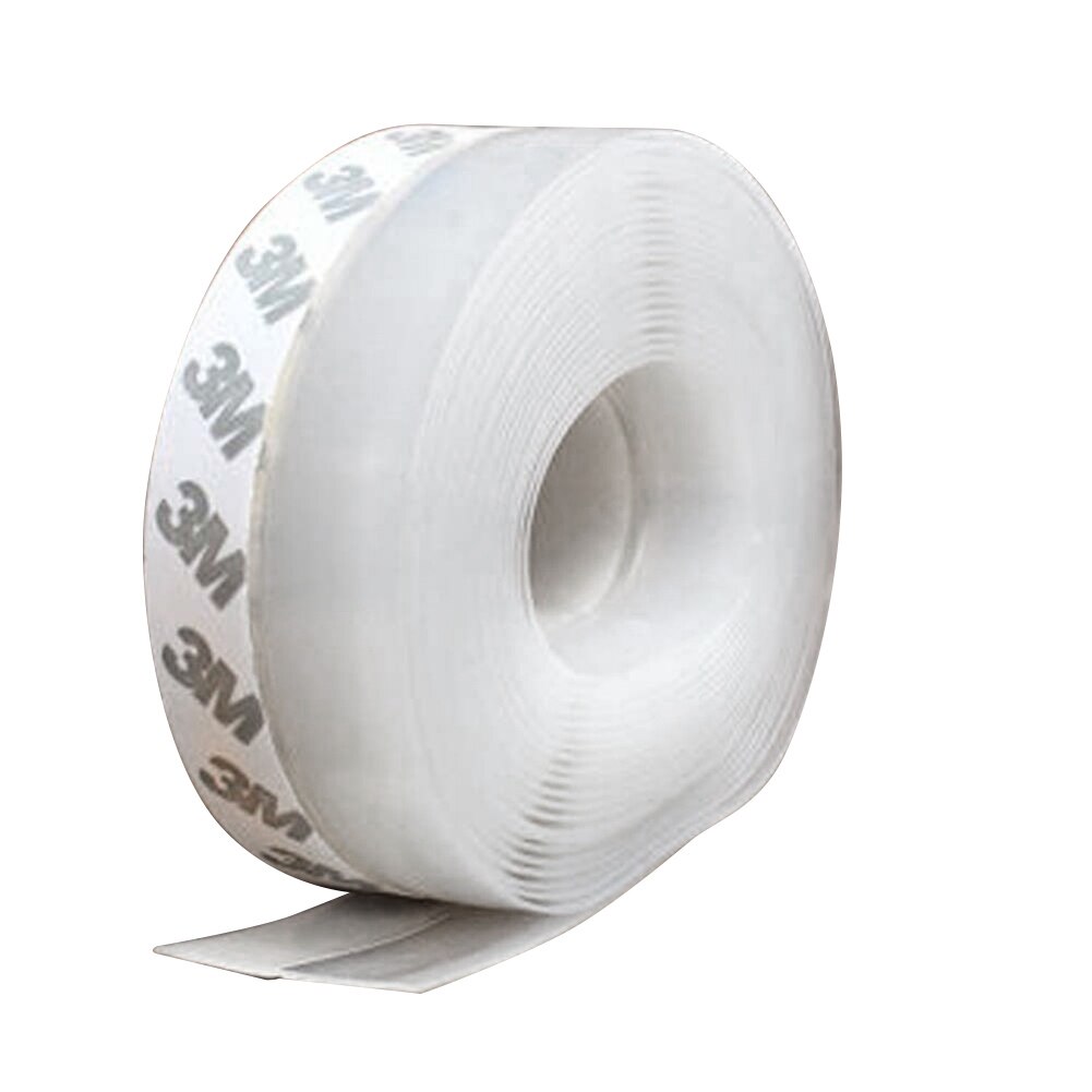 25mm Durable Self Adhesive Seal Strip Weather Stripping Door Windows Silicone Draft Stopper Seal Sound-Proof Excluder Tape Roll: Default Title
