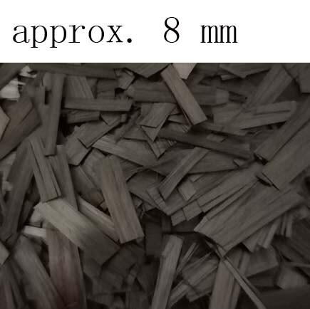 Carbon Fiber Chopped Wire Forged cut short Fibre Filament Debris Fragment Chippings 2mm / 5mm / 8mm / 10 mm weight: 500g: 8mm-500g