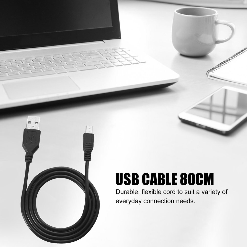 1M Usb-oplaadkabel Usb 2.0 Male A Naar Mini B 5-Pin Oplaadkabel Voor Digitale Camera 'S -Swappable Usb Data Charger Kabel
