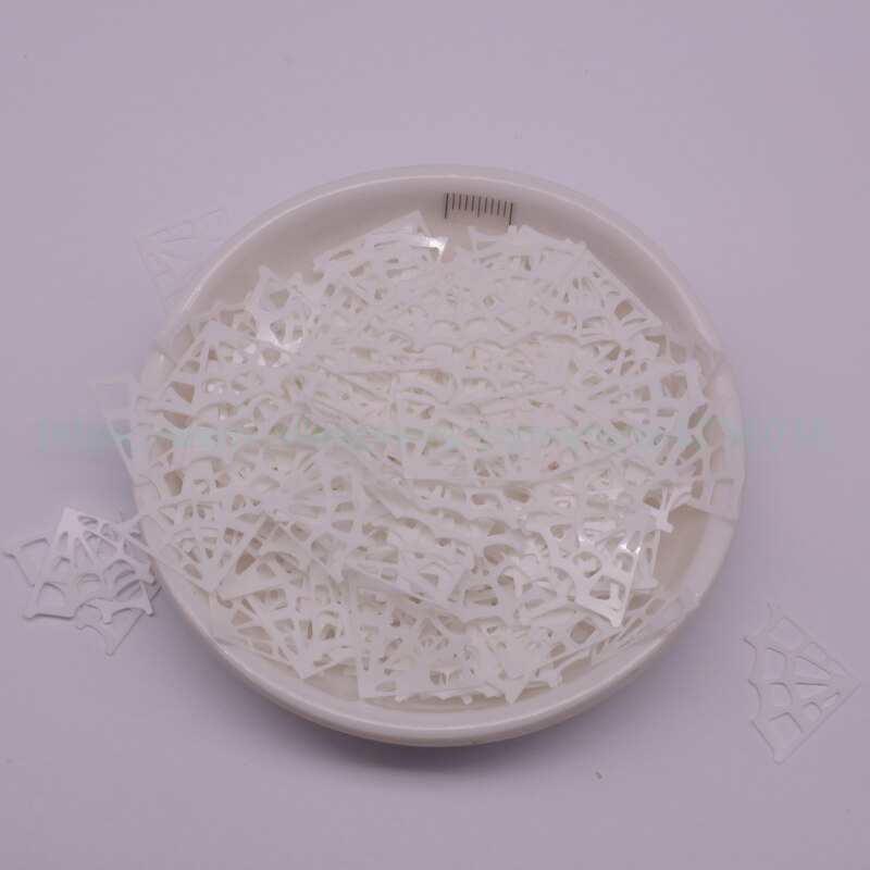 25g losse pailletten in de vorm van een spinnenweb van pvc voor knutselwerkjes 18*26mm plakboekdecoratie, doe-het-zelfaccessoires