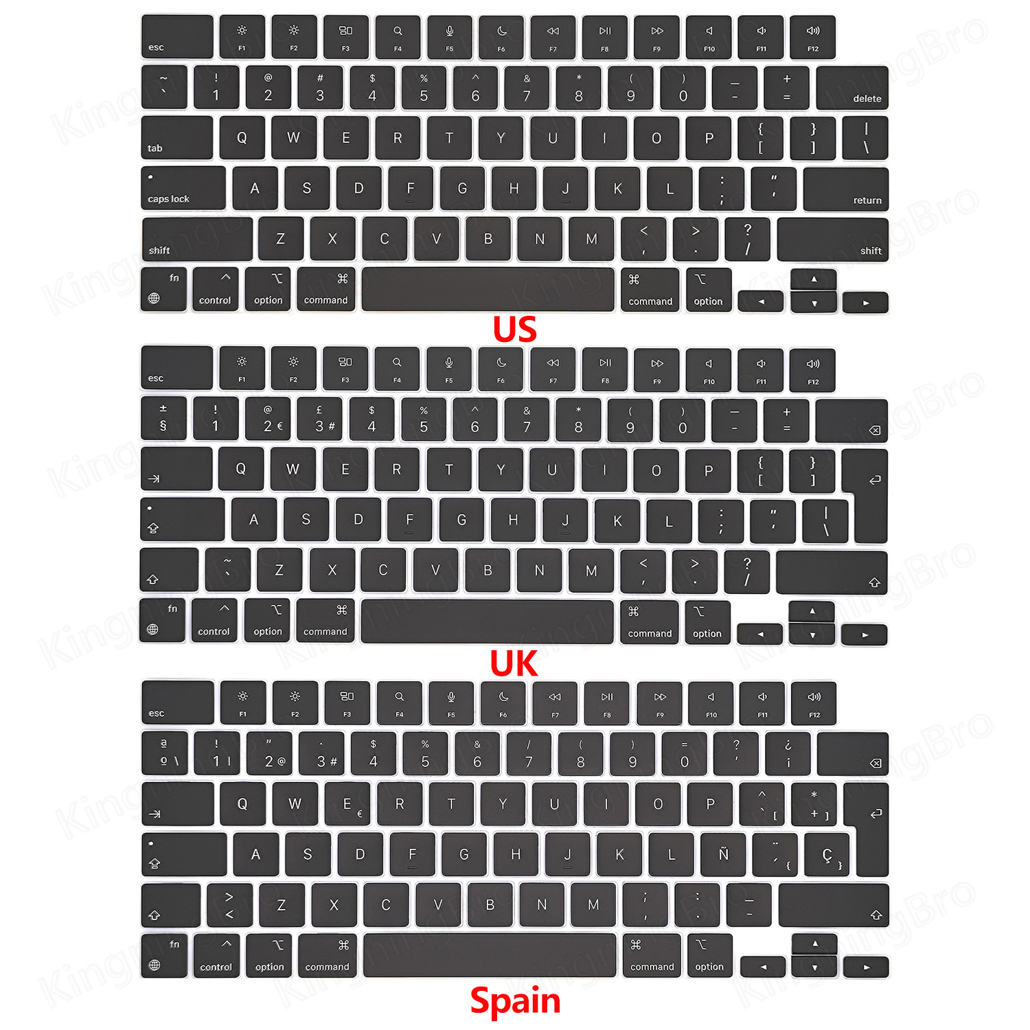 Keyboard Keys Keycap For Macbook Pro Air 14" 16" A2442 A2485 A2779 A2780 A2918 A2991 A2992 A2681 A2941 Keys Cap Replace