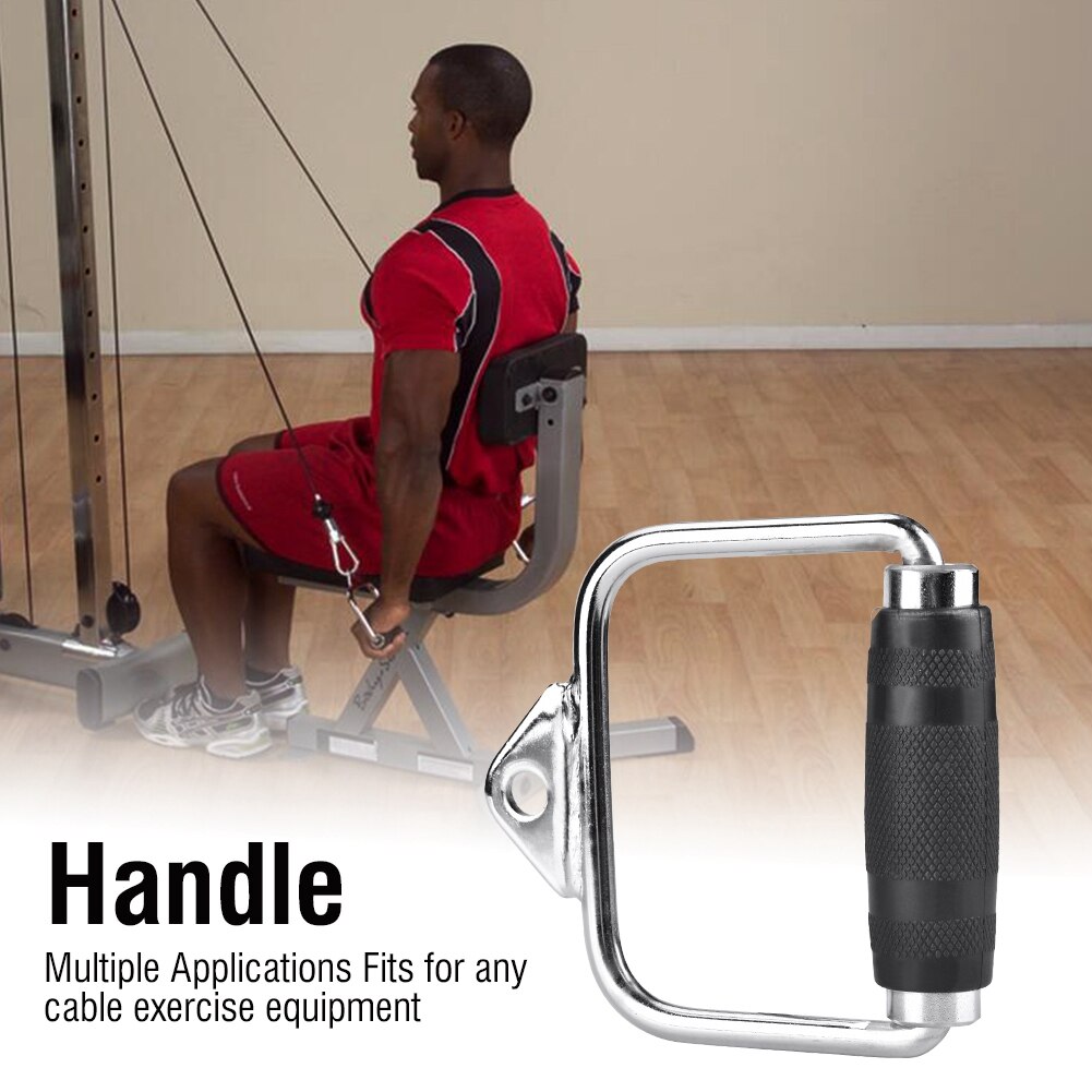 Høj styrke enkelt forlængelse stigbøjle håndtag gym enkelt stigbøjle crossover bar kabel vedhæftning hjem gym træning håndtag