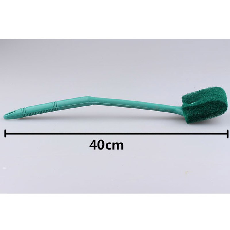 Akvarium rengöring borste verktyg ta bort alger glas akvarium skrapa svamp rengöringsmedel dnj 998: Grön 40cm