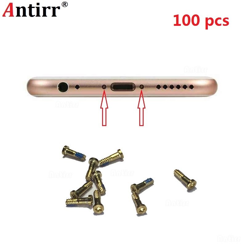 100pcs Torx 5 Point Star screw Bolt Pentacle Dock Bottom Connector for apple iPhone 6 6p plus 5s 5G Useful Accessories