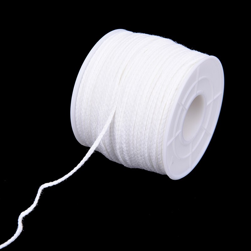 61m 200 Feet Long Cotton Smokeless Wax Core Handmade DIY Special Candle Core Spool Of Cotton Square Braid Candle Wax Core