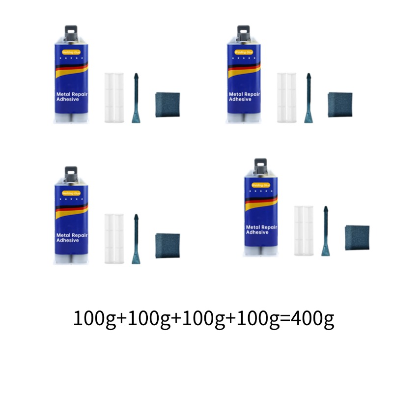 Strong Metal Repair Glue High Strength AB Glue Cold Welding Glue Magic Plastic Repair Industrial Repair Agent AB Glue Sealant: PURPLE