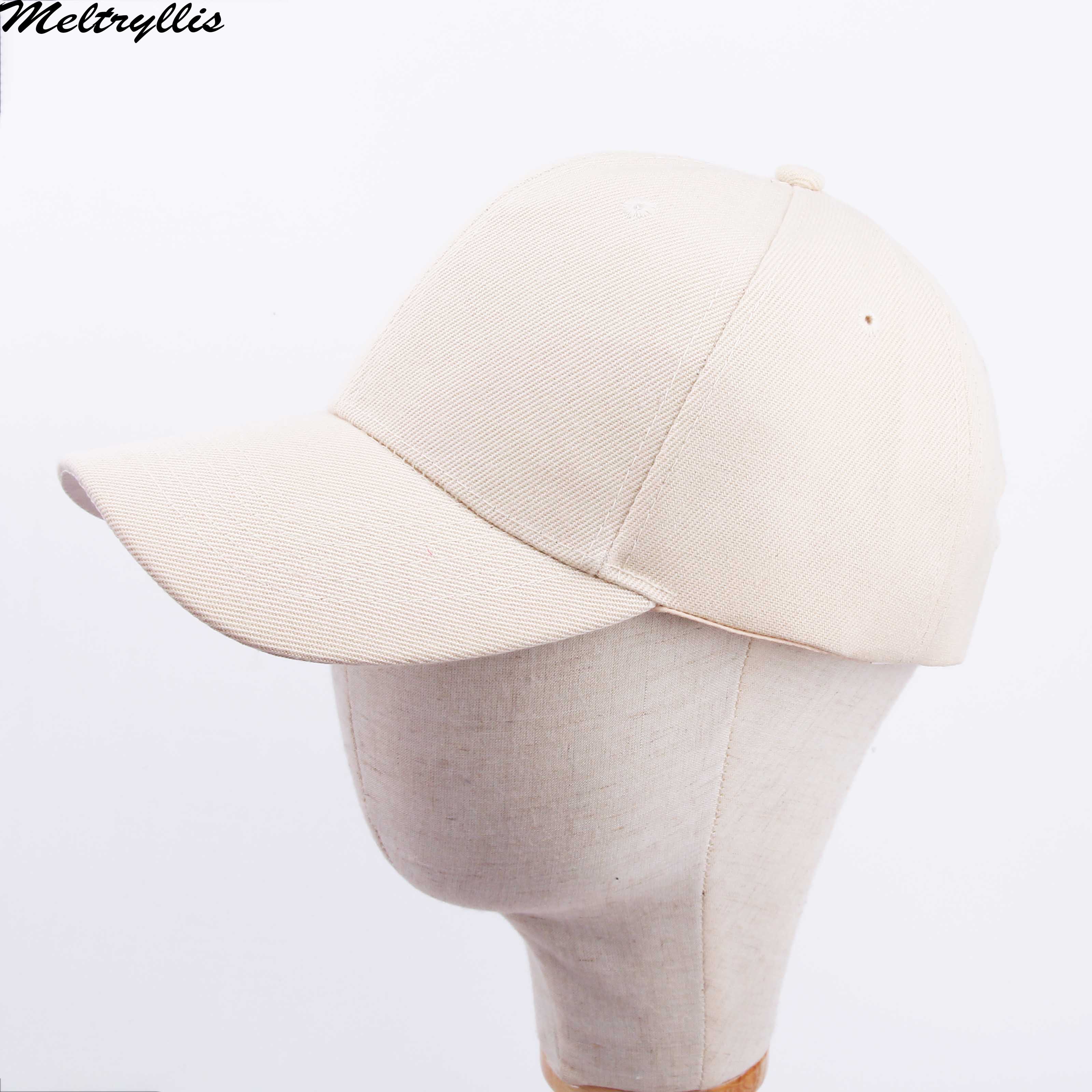 Meltryllis-casquette de Baseball unisexe, en coton, réglable, couleur unie, pour les couples, à la , pour loisirs, avec Snapback