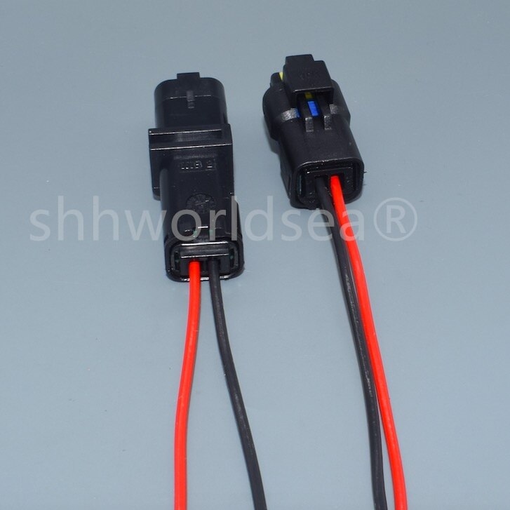 Shhworldsea 1 stücke 1,5mm 2Stift Weiblich männlich Wasser Temperatur Sensor Stecker Drehen Licht FO Lampe Stecker Für Renault Peugeot citroen