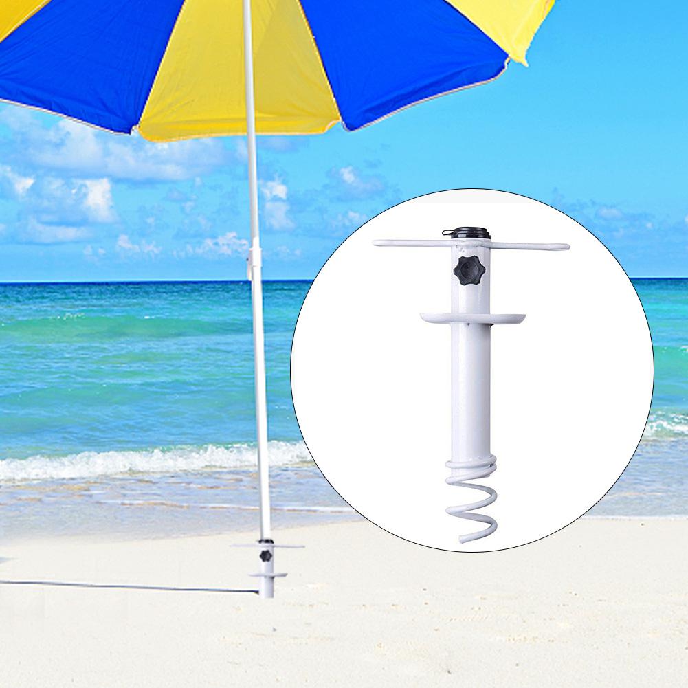 Strand Paraplu Zand Anker Winddicht Draagbare Basis Houder Zware Parasol Anker Stake Voor Caming Vissen Outdoor Accessoires