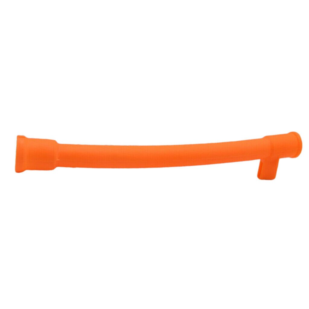 Orange Oil dipstick casing 24cm Plastic Tube Useful Parts Engine Dipstick