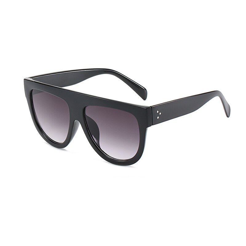 Oversized Vrouwen Zonnebril Shield Vorm Luxy Grote Frame Klinknagel Shades Zonnebril Vrouw UV400 Sunglass Zonnebril Dames