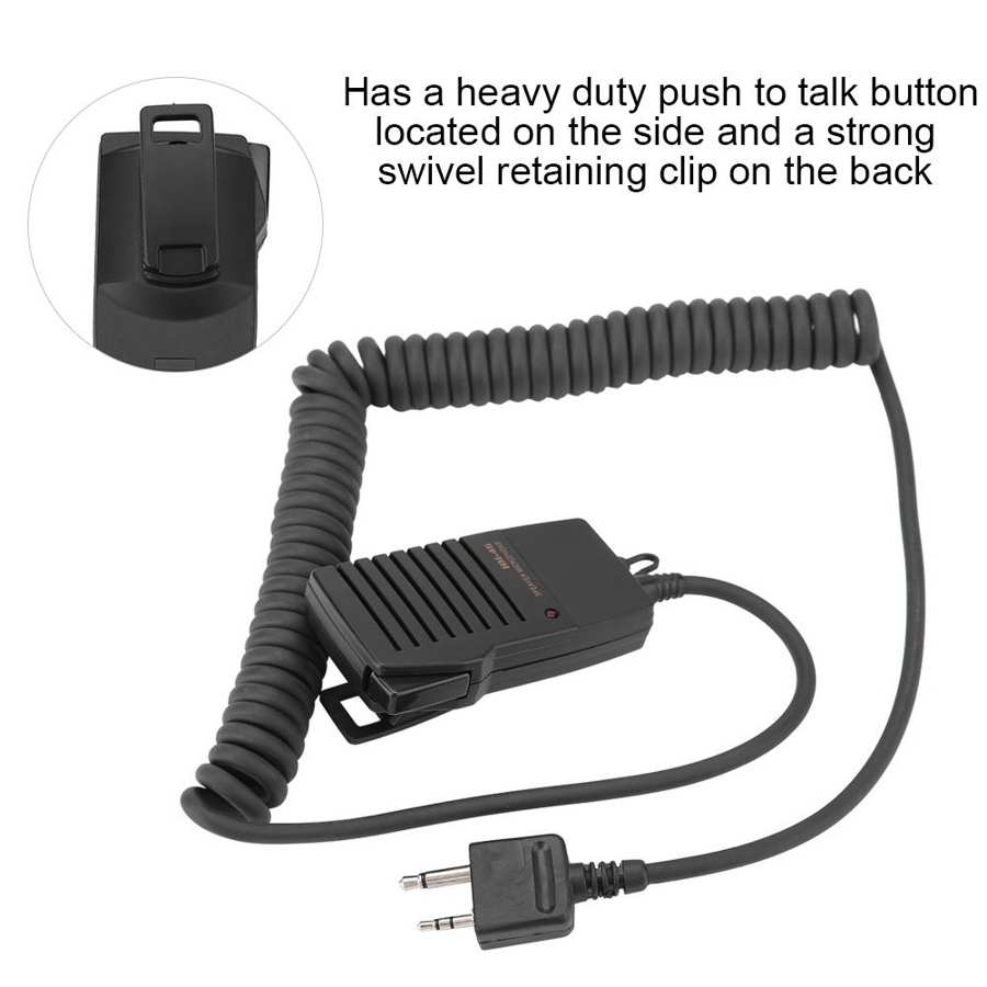 HM-46 Handheld Speaker Micphone for ICOM IC-V8 V82 V85 IC-T2H T8A 2AT E90 W32A Radios