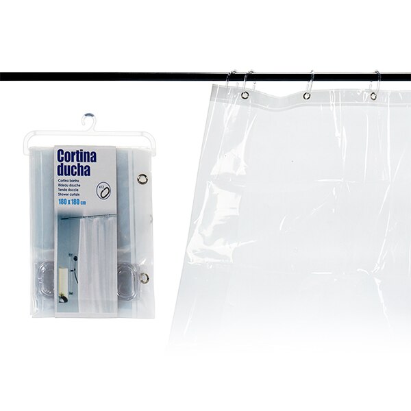 Douchegordijn Transparant 180 Cm