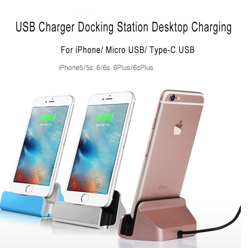 Docking Station Ladegerät Sync Daten Schnelle Lade Für Samsung S20 S10 S9 S8 Plus iPhone Xiaomi Redmi Micro USB Typ C Ladegerät