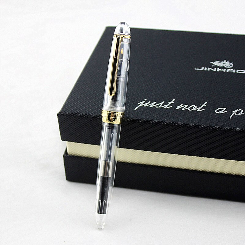 12 Colors Fountain Pen Jinhao 992 Series Medium 0.5 mm Nib pen replace ink student Calligraphy Business