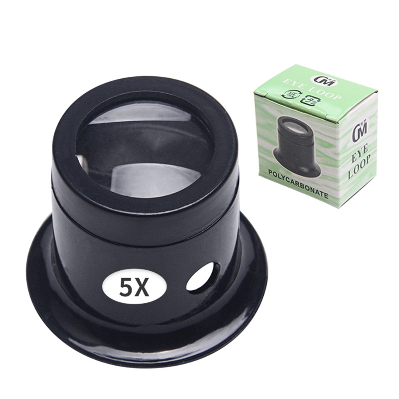Monoculares de lupa para relojeros, lentes de joyería, herramienta de reparación de lentes de ojo, 3X/5X/10X /15X /20XX: Plata