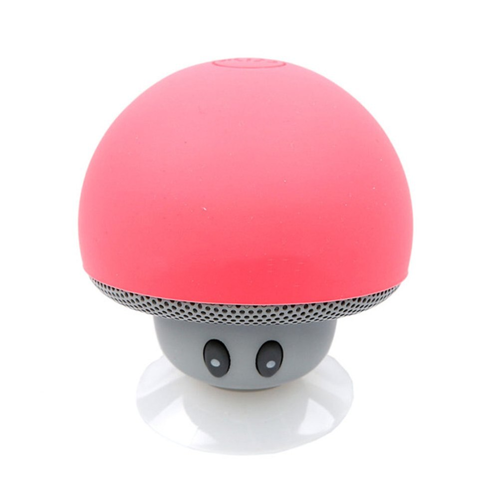 Mini haut-parleur sans fil champignon Portable étanche douche stéréo Subwoofer lecteur de musique pour IPhone Android: violet