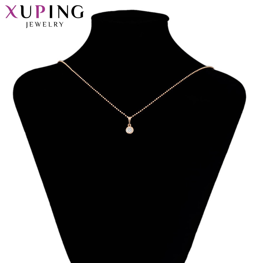 Xuping Exquisite Romantic Round Shape Pendant for Women Temperament Nice Synthetic Cubic Zirconia Family S233-35988