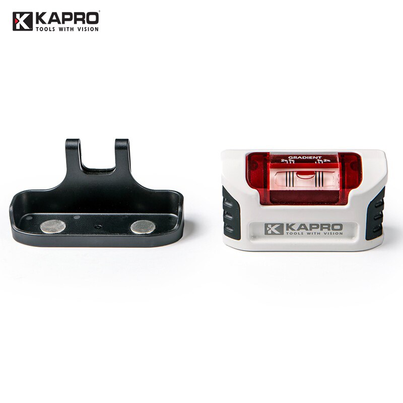 Kapro 946 smarty 10cm (4 ″) nivålinjal i magnetgjuten aluminium bärbar vattenpasslutningsmätare 0.5mm/ m