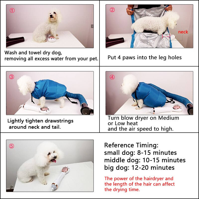 Dog Dryer Puff and Fluff Cheap Grooming Dryer Pet Hair Dryer Blower Summer French Bulldog