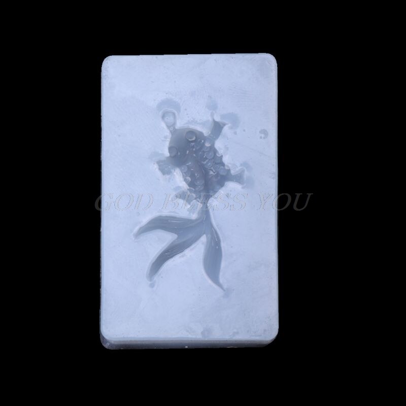 Pesci rossi Ciondolo Liquido Stampo in silicone Monili Che Fanno Mestiere di DIY Strumento Chiaro UV Stampi in Resina Epossidica per La Produzione di Gioielli Regali