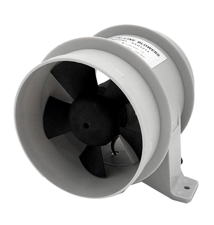 5-ventilateur 12V 145CFM tranquille pour des accessoires de bateau de Yacht de RV Marin de cale/moteur/cuisine d'air de bateau de 3 pouces