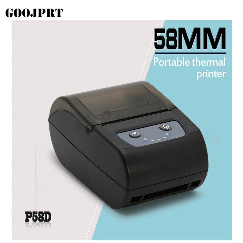 Goojprt Label Barcode Printer Thermische Label Printer Barcode Qr Code Sticker Machines 20Mm-58Mm met Auto Strippen