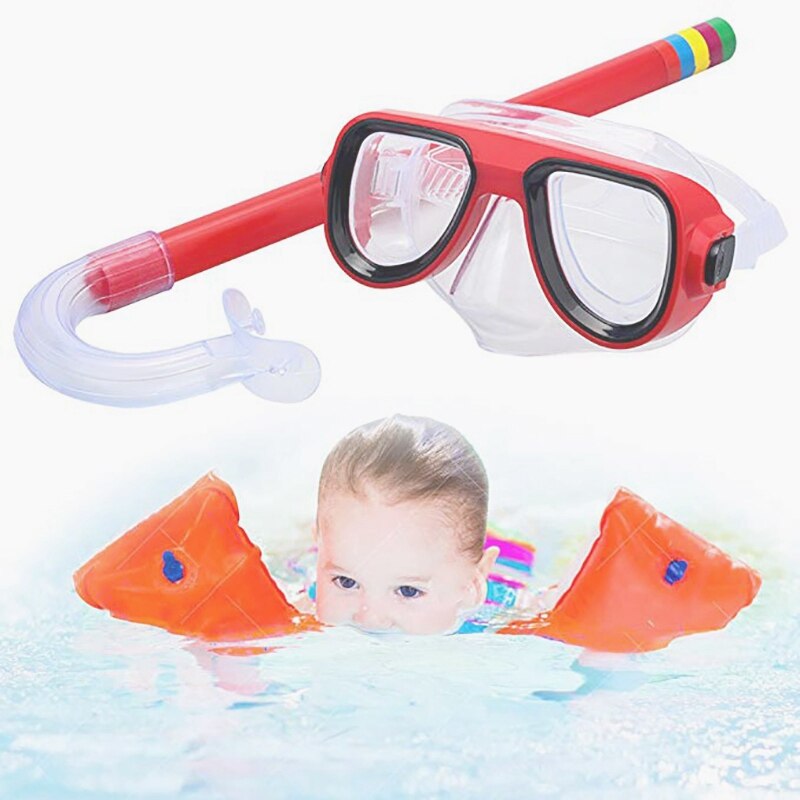 Gafas de natación para niños, máscaras de PVC para nadar y bucear, conjunto de máscara y esnórquel, accesorios de buceo subacuático